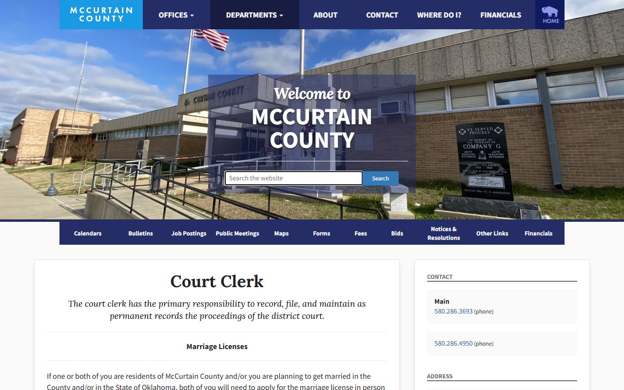 Kiowa County marriage and divorce records license application requirements